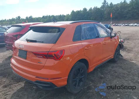 2021 Audi Q3 Premium 45 Tfsi S Line Quattro Tiptronic z USA, uszkodzony, nr VIN WA1DECF37M1131247